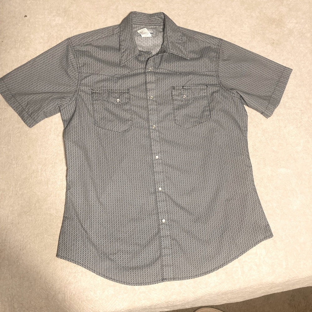 Wrangler Wrancher western pearl snap